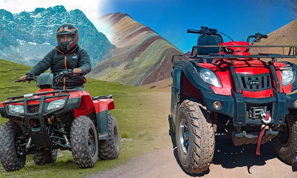 Cuatrimotos en la Montaña de Colores